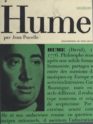 cover image of Hume ou l'ambiguïté